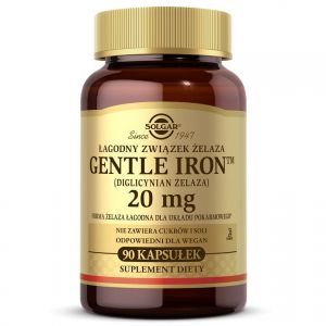 Solgar Gentle Iron (żelazo) 20 mg x 90 kaps