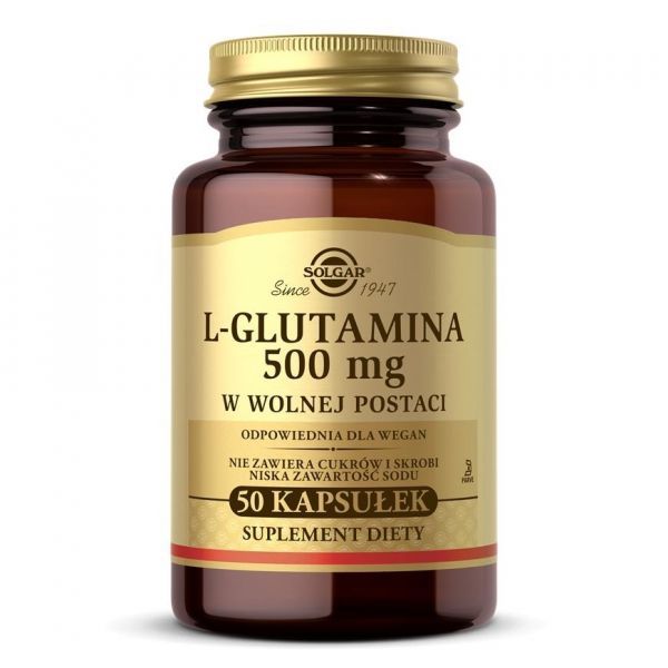 Solgar L- Glutamina 500 mg x 50 kaps