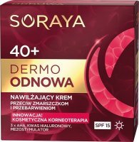 Soraya Dermo Odnowa 40+ nawilżający krem przeciw zmarszczkom i przebarwieniom na dzień 40+ 50 ml