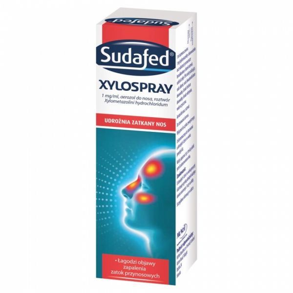 Sudafed xylospray 1 mg/ml aerozol 10 ml