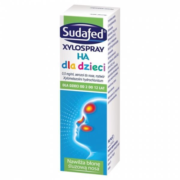 Sudafed xylospray HA dla dzieci 0,5 mg/ml 10 ml