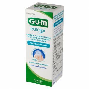 Sunstar Gum Paroex 0,06% płyn do płukania jamy ustnej do codziennej pielęgnacji 500 ml