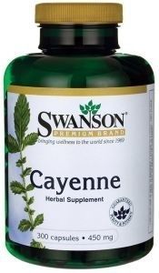 Swanson Cayenne 450 mg x 300 kaps