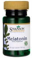 Swanson Melatonina 500 µg x 60 kaps