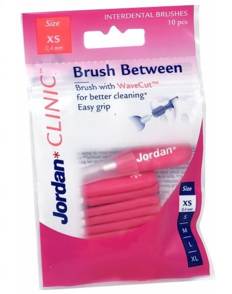 Szczoteczka międzyzębowa Jordan Clinic Brush Between XS x 1 op (10 szt)