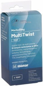 Test NarkoDiag Multi-Twist (test do oznaczania ze śliny)