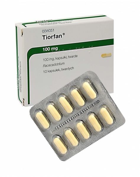 Tiorfan 100 mg x 10 kaps