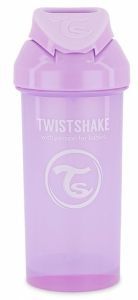 Twistshake kubek niekapek ze słomką 6m+ 360 ml (fioletowy)