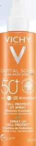 Vichy Capital Soleil Cell Protect UV spray ochronny do twarzy i ciała spf50 200 ml