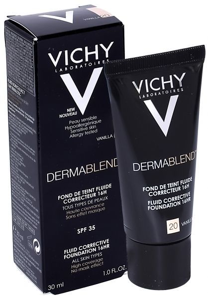 Vichy dermablend fluid korygujący nr 20 kolor vanilla 30 ml