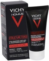 Vichy Homme Structure Force przeciwzmarszczkowy krem wzmacniający dla mężczyzn 50 ml