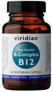 Viridian High Twelve B-Complex B12 x 30 kaps