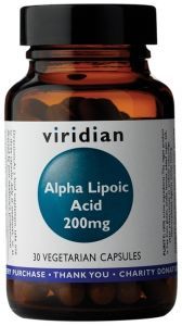 Viridian Kwas alfa liponowy (ALA) x 30 kaps