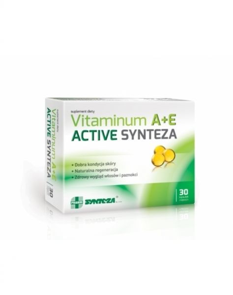 Vitaminum A+E active x 30 kaps (Synteza)