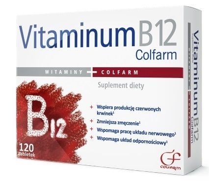 Vitaminum B12 x 120 tabl (Colfarm)