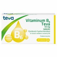Vitaminum B6 50 mg x 50 tabl witamina B6 (Teva)