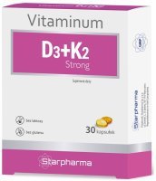 Vitaminum D3 2000 j.m. + K2 Strong x 30 kaps