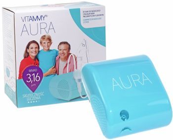 Vitammy Aura zestaw do nebulizacji z inhalatorem pneumatyczno-tłokowym