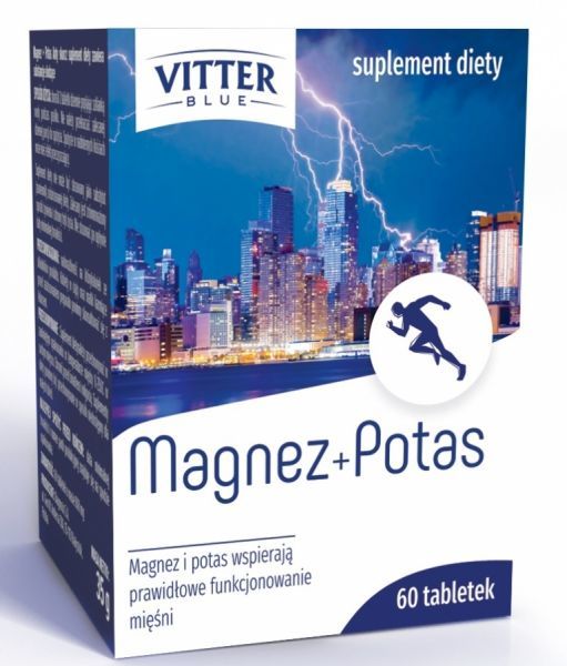Vitter Blue Magnez + Potas x 60 tabl