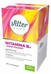 Vitter Pure Witamina B12 + Kwas Foliowy 20,7 g
