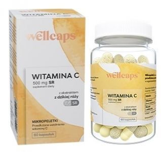 Wellcaps Witamina C 500 mg SR x 60 kaps