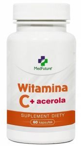 Witamina C + acerola x 60 kaps (Medfuture)