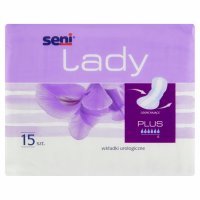Wkładki urologiczne dla kobiet Seni Lady Plus x 15 szt