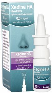 Xedine HA 0,5 mg/ml aerozol do nosa 10 ml