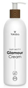 Yokaba Infinity Glamour Cream rozświetlający krem ze złotymi drobinkami do dłoni, stóp i ciała 250 ml