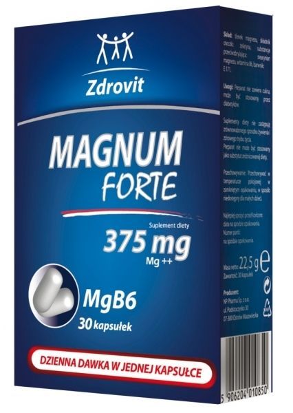 Zdrovit magnum forte 375 mg x 30 kaps