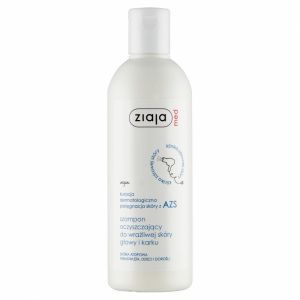 Ziaja kuracja dermatologiczna pielęgnacja skóry z AZS szampon oczyszczający do wrażliwej skóry głowy i karku  300 ml