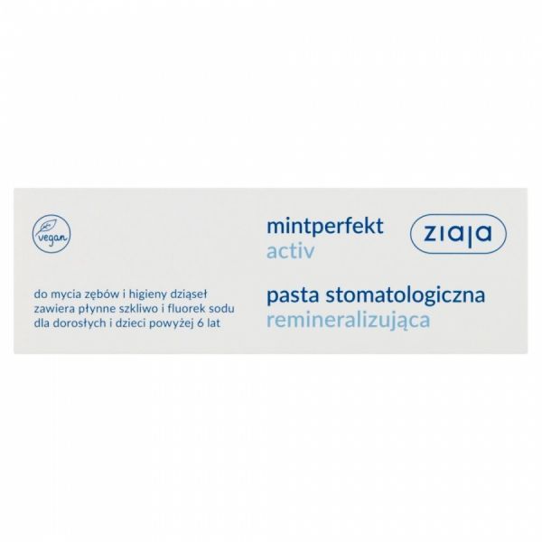 Ziaja Mintperfekt activ pasta stomatologiczna remineralizująca  75 ml